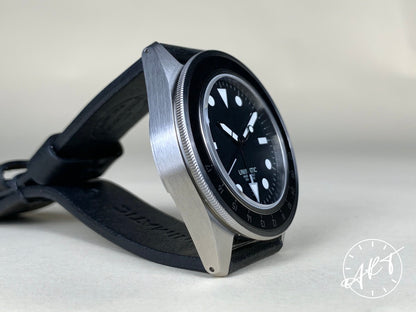 Unimatic Modello Uno Black Dial SS Auto Hodinkee Ltd Ed Watch U1-HGMT w/ B&P