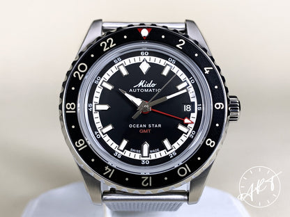 NEW Mido Ocean Star GMT Black Dial SS Hodinkee Ltd Diver Watch BP