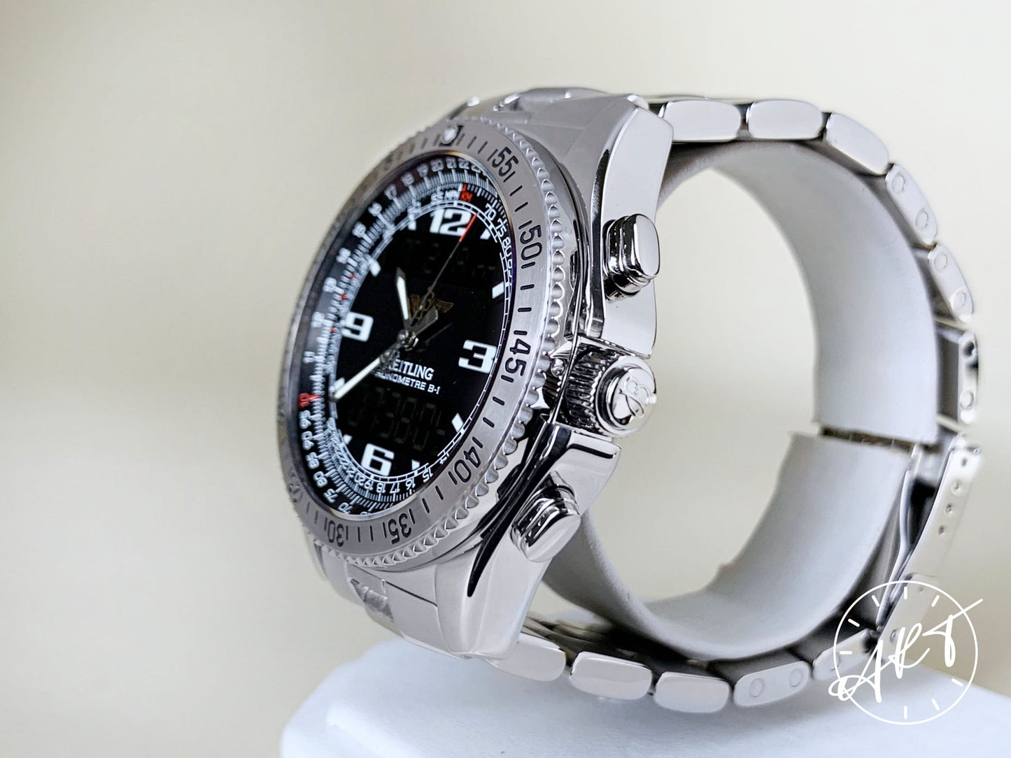 Breitling Aerospace Professional Black Dial SuperQuartz B-1 Military Watch BP