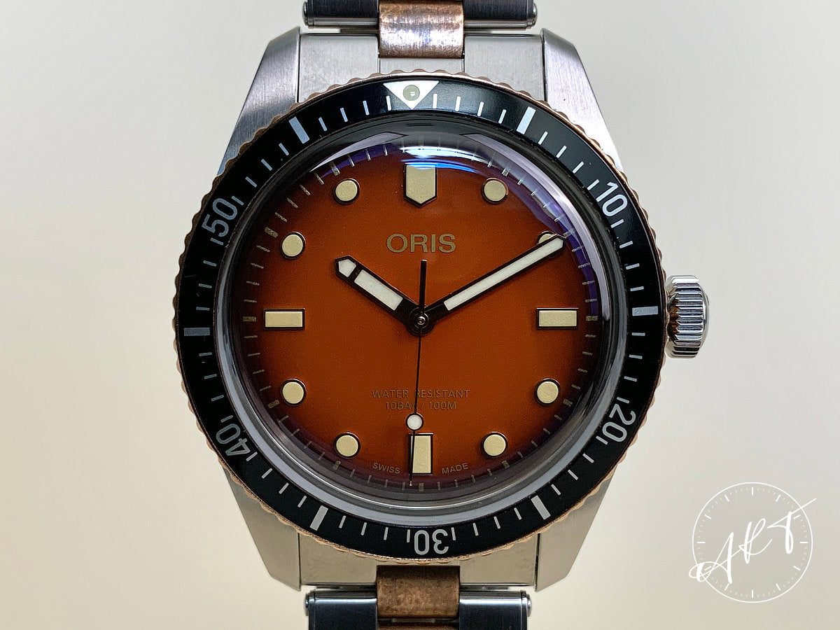 Spiker Rake Dial Oris Sixty-Five