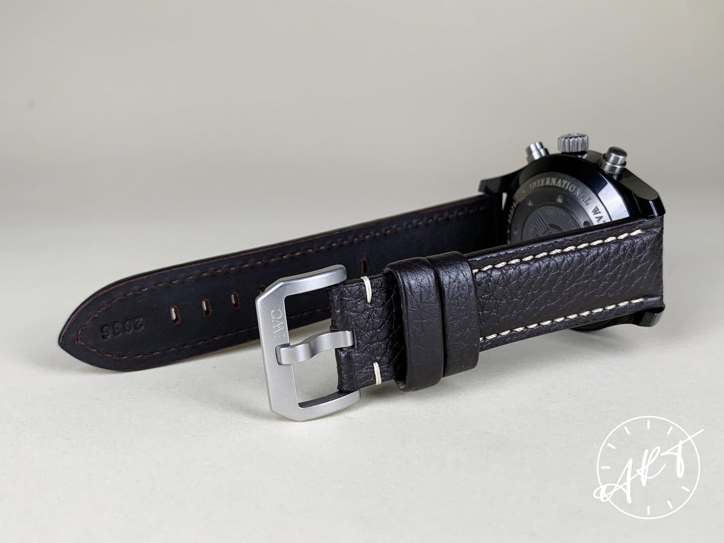IWC Pilot's Miramar Chrono Gray Dial Black Ceramic Military Watch IW388002 BP