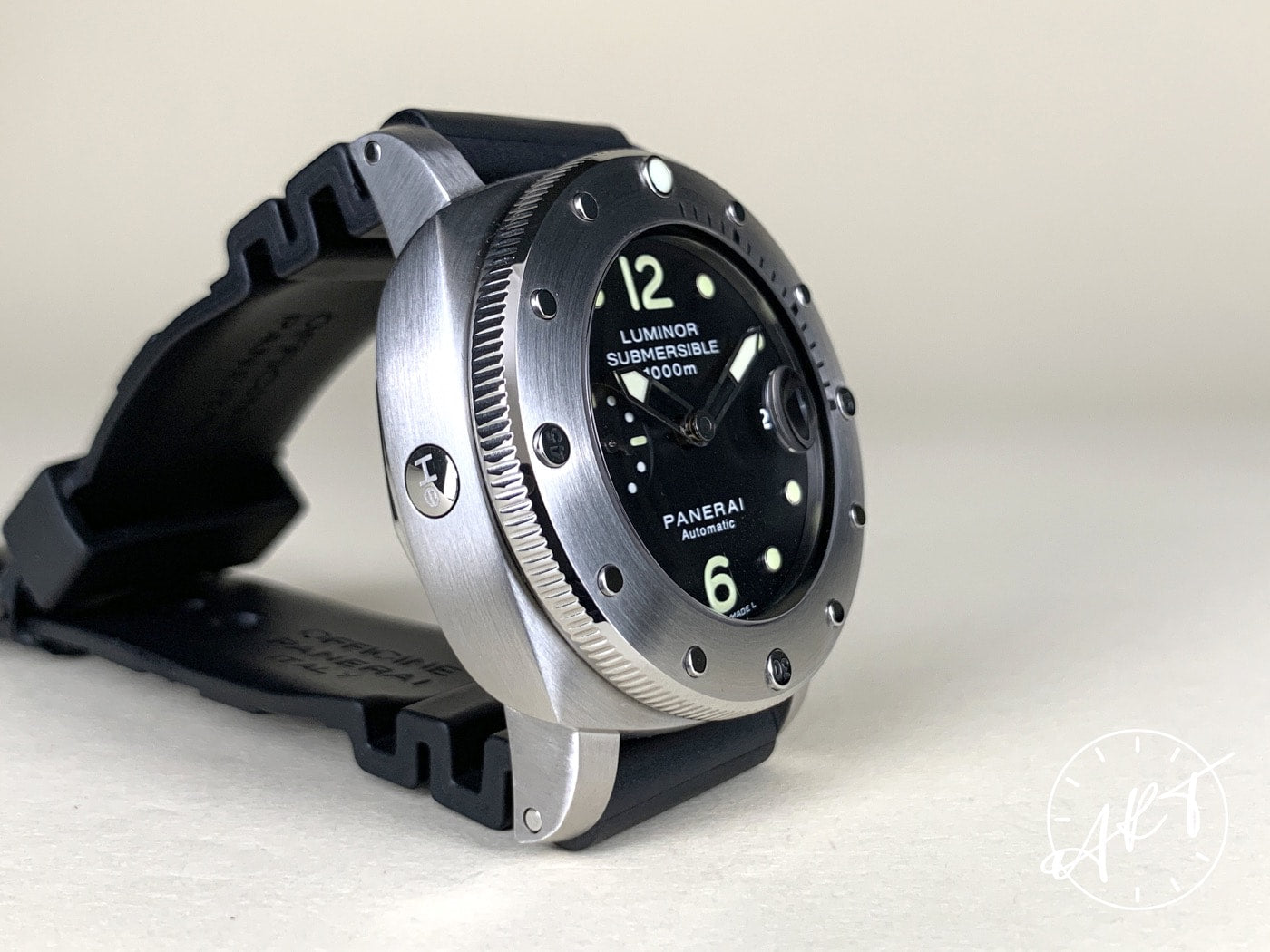 Panerai PAM 243 Luminor Submersible 1950 Black Dial SS Diver Watch PAM00243 BP