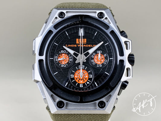 Linde Werdelin Spidospeed Chrono Black & Orange Dial Carbon Fiber Ltd Watch BP