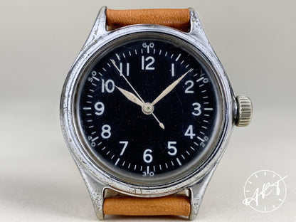 Vintage WWII Bulova Type A-11 USAAF Military Watch WORKING ORDER