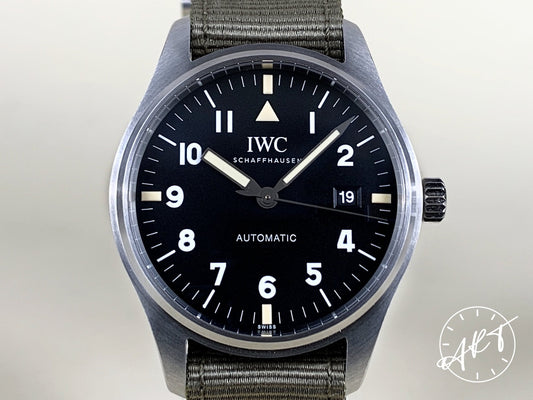 IWC Pilot Black Dial “Mark XVIII” SS Tribute to Mark 11 Ltd Watch IW327007 BP