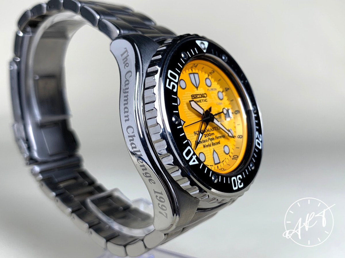Seiko Scuba Master Yellow Dial Pippin Ltd Watch SBCW007 BP *Super Rare Brochure*