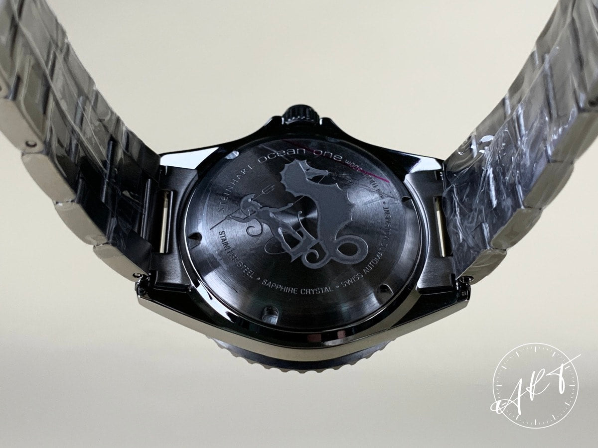 NEW Steinhart Ocean One Vintage Black Dial “Comex” SS Auto SE Diver Watch w/ B&P