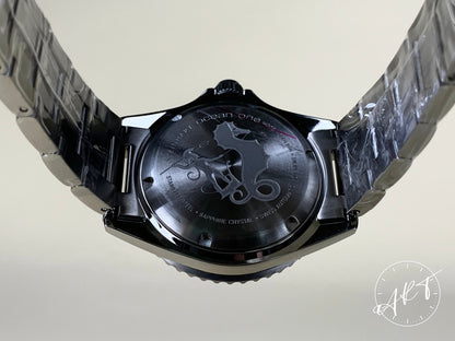 NEW Steinhart Ocean One Vintage Black Dial “Comex” SS Auto SE Diver Watch w/ B&P