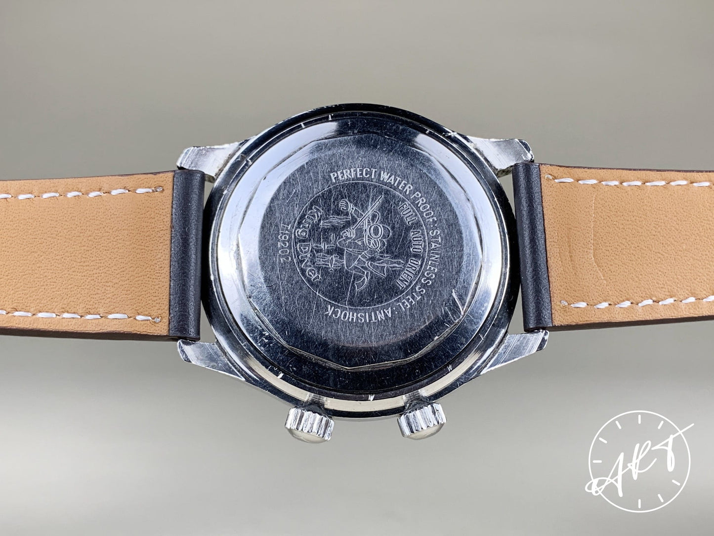 Vintage 1960s Orient King Diver Black Dial SS Auto Full Auto Compressor Watch