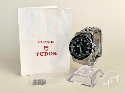 1988 Tudor Prince Oysterdate Submariner Watch 76000 w/ Paper *Transitional*