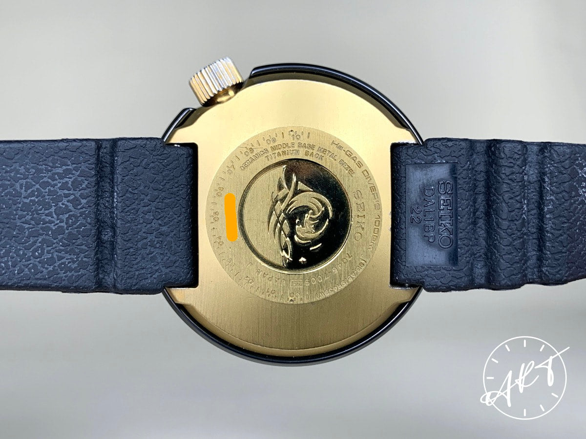 Seiko Prospex Golden Tuna Reissue Black Dial Titanium Quartz Ltd Watch SSBS018 BP