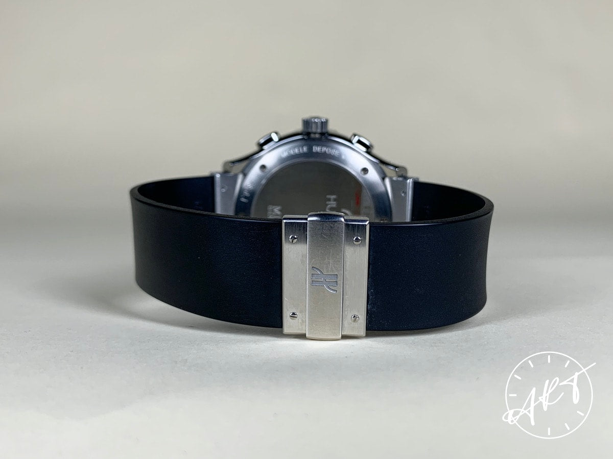 Hublot MDM Chronograph Blue Dial Stainless Steel Automatic Watch 1810.1