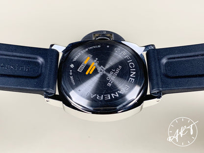 Panerai PAM 005 Luminor Marina Logo Black Dial SS Diver Watch PAM00005 BP