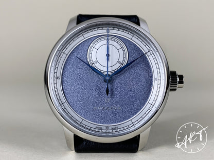 NEW Louis Erard x Massena LAB Blue Dial Le Chronographe Monopoussoir Ltd Watch w/ BP