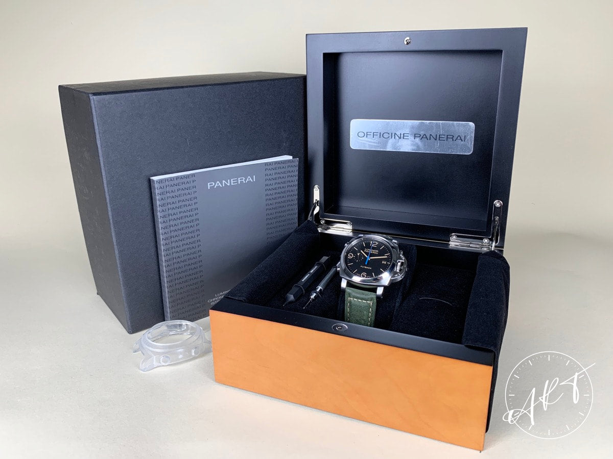 Panerai PAM 524 Luminor 1950 3 Days Flyback Chrono Watch PAM00524 w/Box