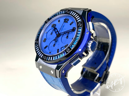 Hublot Big Bang Chrono Blue Dial “Tutti Frutti” Black Ceramic Auto Ltd Watch BP
