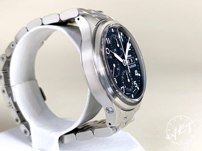 Sinn Chronographs Day-Date Black Dial SS Sa Pilot Watch 358.060 BP