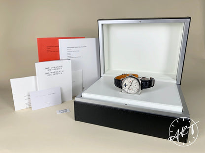 IWC Portuguese Perpetual Calendar Silver Dial SS Auto Ltd Watch IW502308 w/ B&P