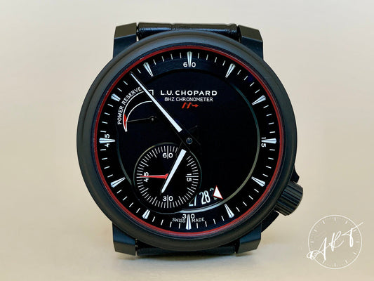 NEW Chopard LUC 8HF Power Control Black Dial Ceramic & Titanium Ltd Watch BP