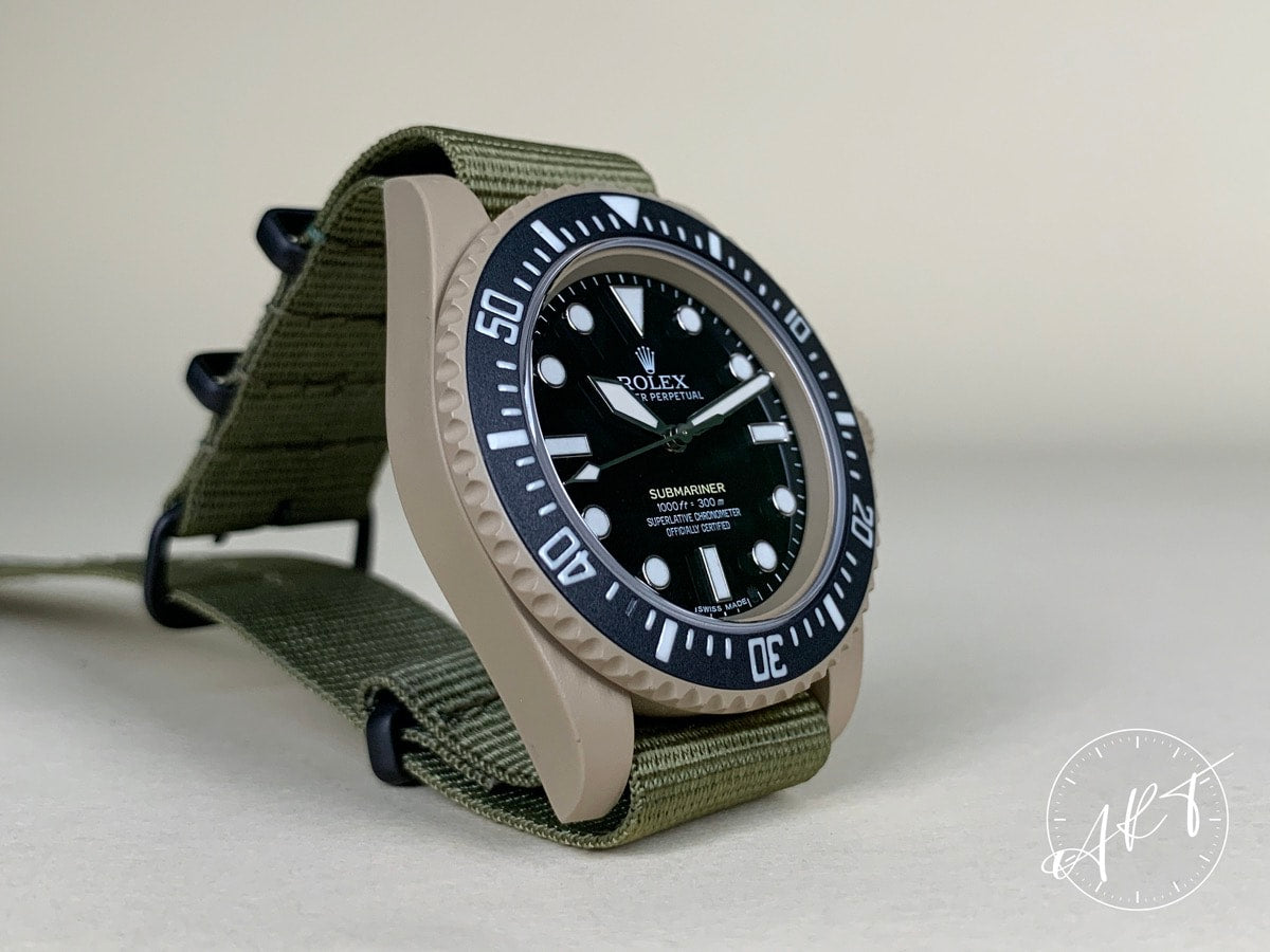 Rolex Submariner Black Dial PVD SS Project X 55 Pcs Ltd Diver Watch 114060 BP