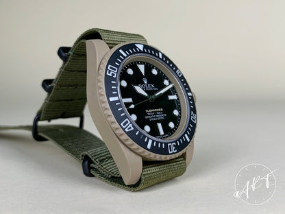 Rolex Submariner Black Dial PVD SS Project X 55 Pcs Ltd Diver Watch 114060 BP