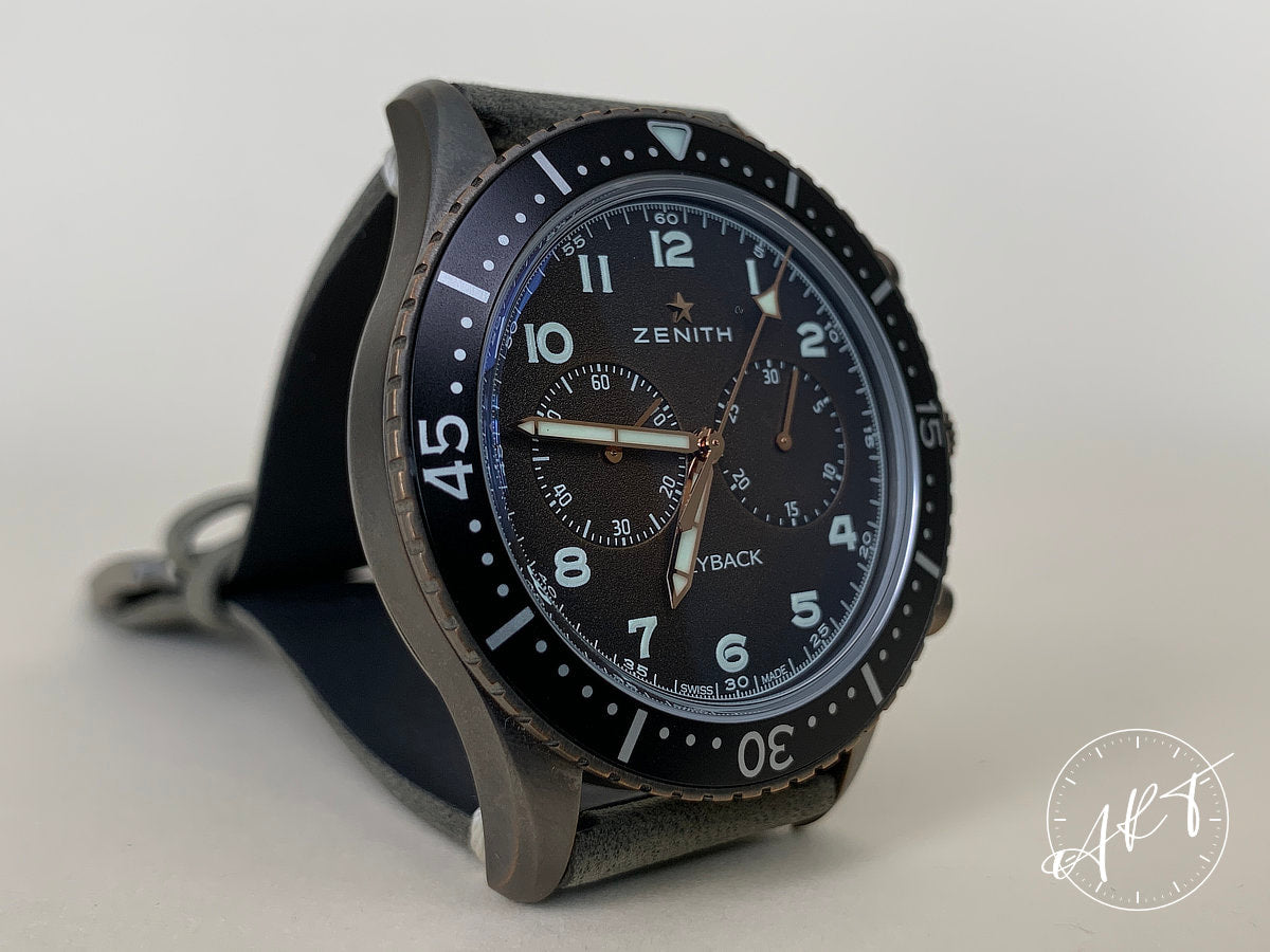 Zenith Pilot Cronometro Tipo CP-2 Flyback Chrono Bronze Dial Bronze Watch BP