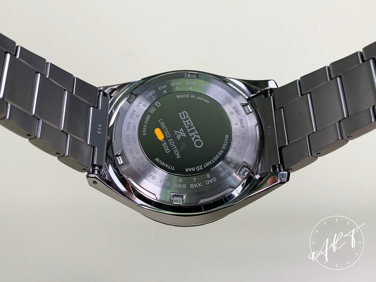 Seiko Prospex Landmaster Black Dial Titanium 25th Anniv Diver Watch SBEJ003 BP