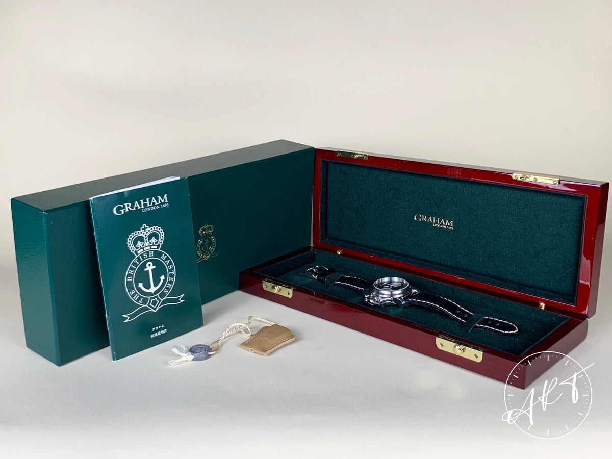 Graham Chronofighter Black Dial Tribute To Winston Churchill Ltd Watch w/Box