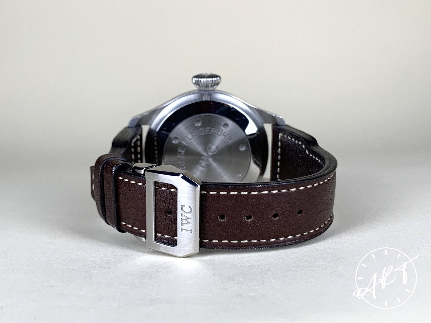 IWC Big Pilot 7 Days Black Dial SS Watch IW500201 w/ Papers *First Generation*