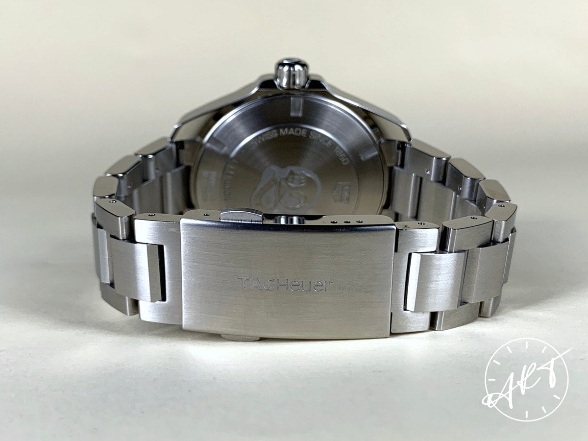 TAG Heuer Aquaracer Cal 5 Green Dial SS Auto Green "Hulk" Diver Watch w/ B&P