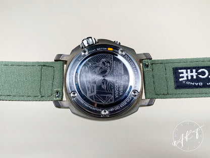 2012 Anonimo Polluce 455 Magnum Blue & Gray Dial Bronze Auto Ltd Diver Watch BP