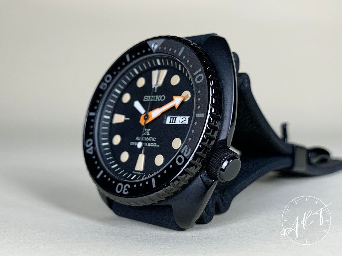 Seiko Prospex Black Turtle Black Dial SS Auto Ltd Ed Diver Watch SRPC49K1 w/ B&P