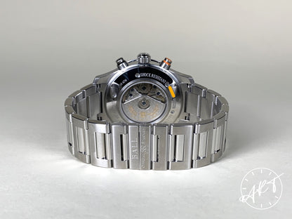 Ball Fireman Storm Chaser Pro Chrono Reverse Panda Dial SS Watch w/ Paper