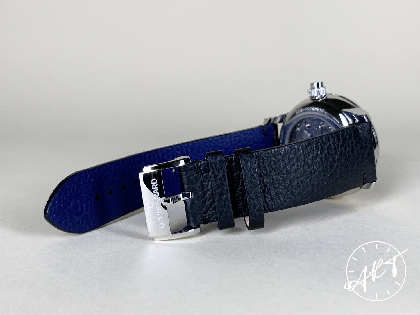 NEW Louis Erard x Massena LAB Blue Dial Le Chronographe Monopoussoir Ltd Watch w/ BP