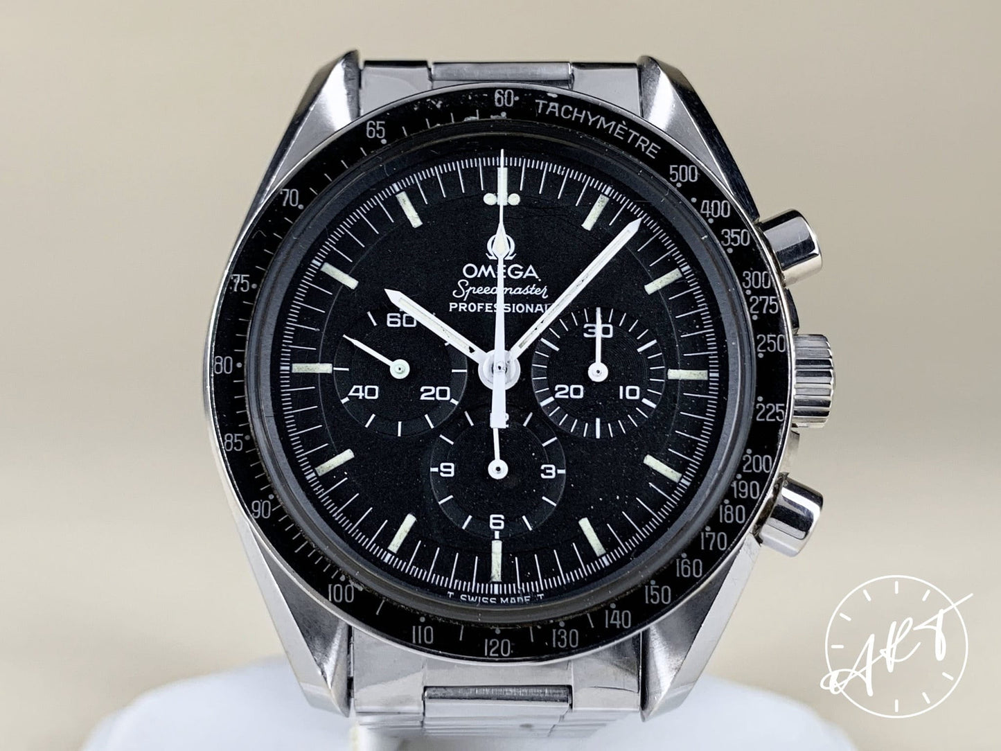 Vintage Omega Speedmaster Professional Chrono DON Bezel STEPPED Dial Watch