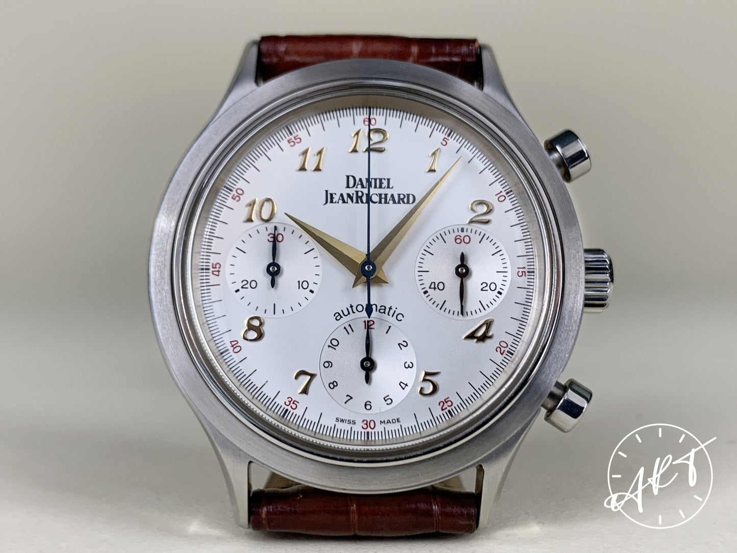 Daniel JeanRichard Highlands Chronograph Silver Dial SS Auto Watch 25005