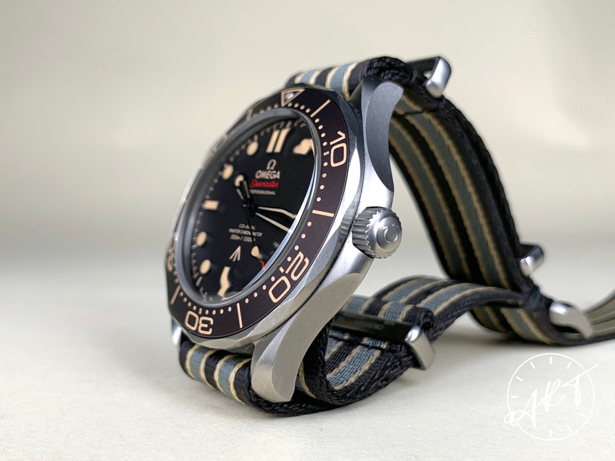 Omega Seamaster 300M Brown Dial “No Time to Die” Titanium 007 Edition Watch BP