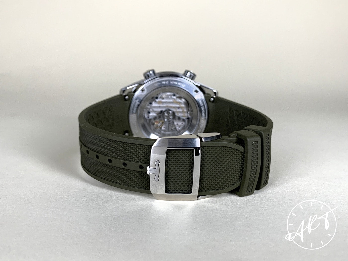 NEW Jaeger-LeCoultre Polaris Date Green Dial Boutique Edition Watch Q906863J BP