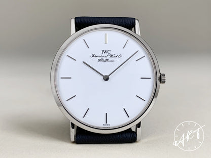 IWC Portofino Ultra-Thin White Dial 18K White Gold Manual Wind Watch IW2010