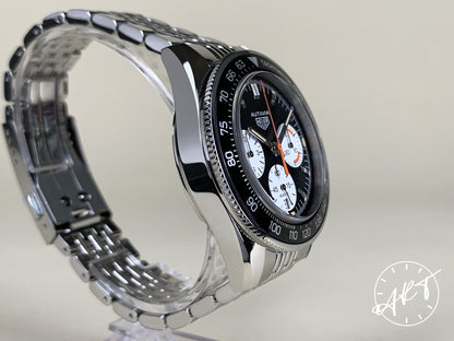 Tag Heuer Autavia Chrono Black & Silver Dial SS Hodinkee SE Watch CBE2117 BP