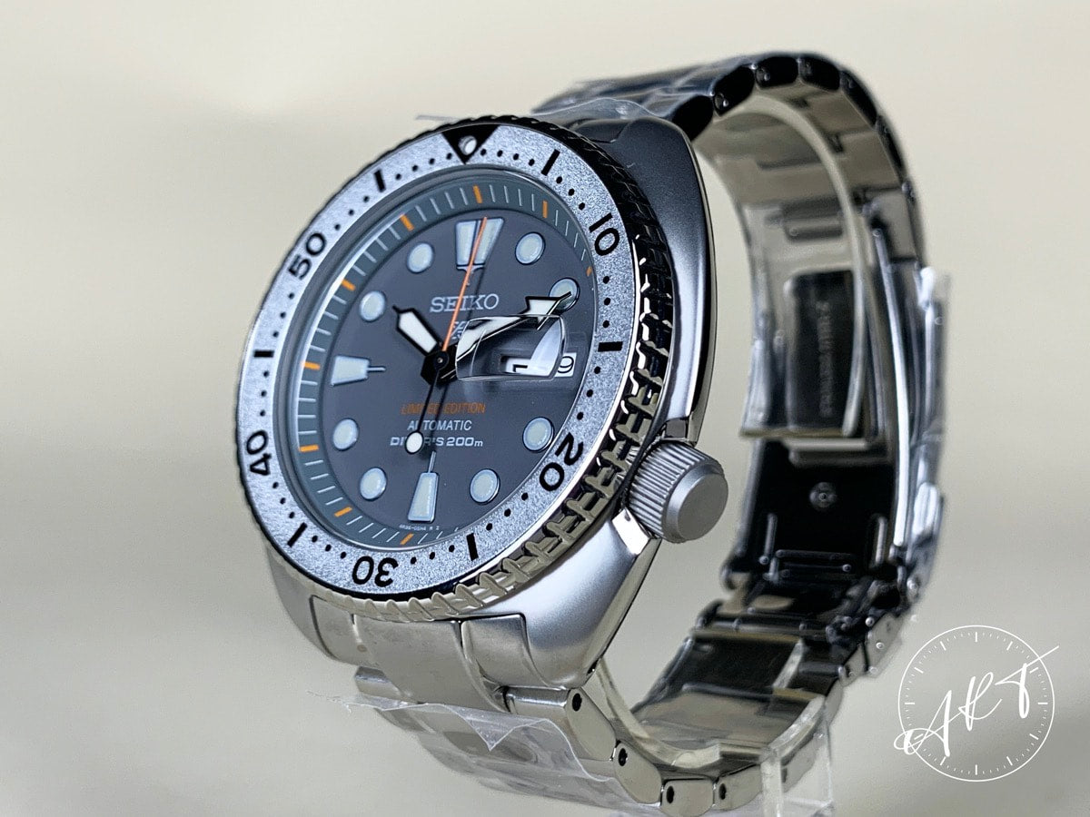 NEW Seiko Prospex Zimbe Turtle Gray Dial SS Thailand Ltd Diver Watch SRPA19K BP
