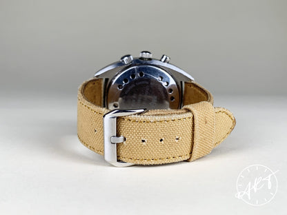 Vintage 1960s Vulcain Cricket Nautical Alarm Multicolor Dial SS Watch S 2322 B