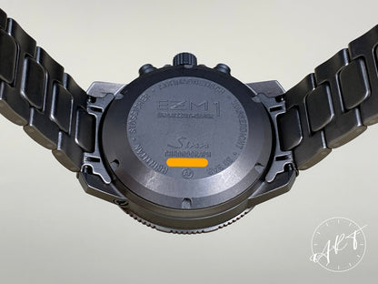 Sinn EZM 1 Black 3H Dial Titanium Auto Limited Edition Field Watch in FULL SET