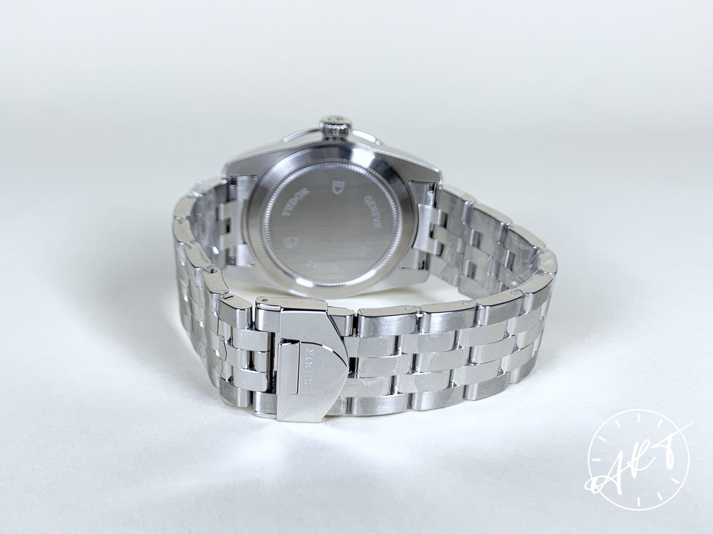 Tudor Glamour Day-Date Silver Dial Stainless Steel Automatic Watch 56000 w/ Box
