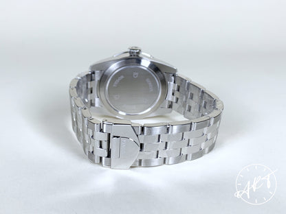 Tudor Glamour Day-Date Silver Dial Stainless Steel Automatic Watch 56000 w/ Box