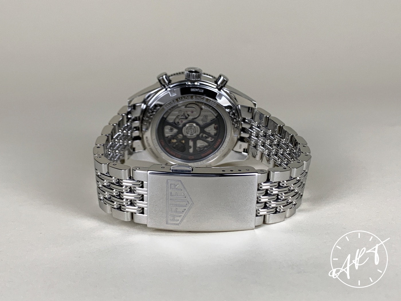 Tag Heuer Autavia Chrono Black & Silver Dial SS Hodinkee SE Watch CBE2117 BP