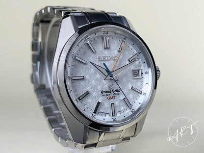 NEW Grand Seiko Heritage Hi-Beat GMT Silver Dial SS Asia Ltd Watch SBGJ015G BP