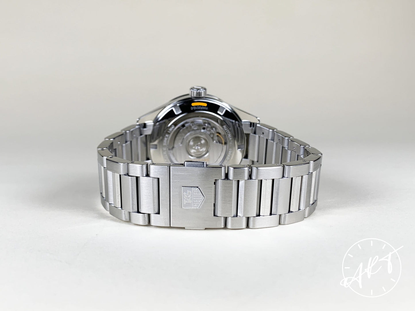 Tag Heuer Carrera Cal 7 Twin Time Black Dial SS Auto Watch WAR2010 w/ B&P