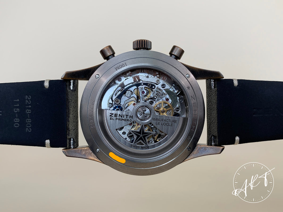 Zenith Pilot Cronometro Tipo CP-2 Flyback Chrono Bronze Dial Bronze Watch BP
