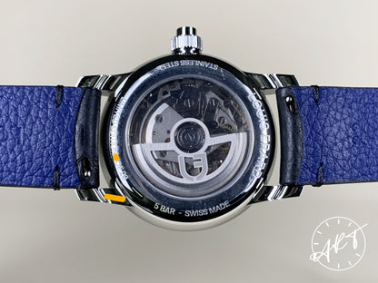 NEW Louis Erard x Massena LAB Blue Dial Le Chronographe Monopoussoir Ltd Watch w/ BP